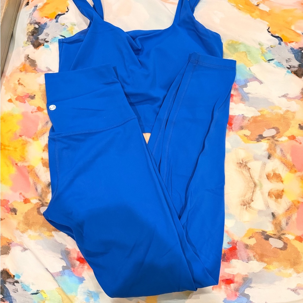 CRZ YOGA Women's Blue Activewear Set
